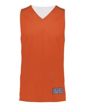 ORANGE/ WHITE Augusta sportswear 162 youth reversible 20 jersey