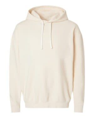 IVORY 1467 garment-dyed lightweight fleece hooded sweatshirt