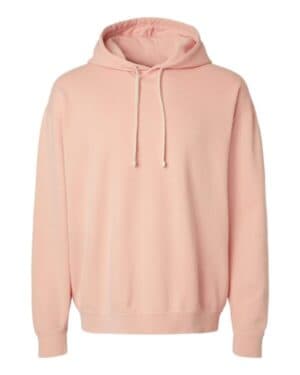 PEACHY 1467 garment-dyed lightweight fleece hooded sweatshirt
