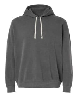 PEPPER 1467 garment-dyed lightweight fleece hooded sweatshirt
