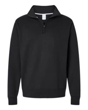 BLACK Champion S450 powerblend quarter-zip pullover
