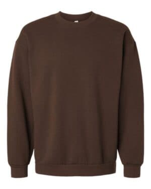 BROWN American apparel RF496 reflex fleece crewneck sweatshirt