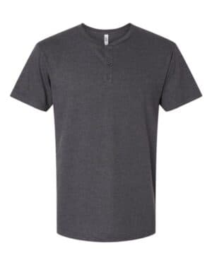HEATHER CHARCOAL American apparel 2004CVC cvc henley tee