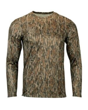 BOTTOMLAND 237 oxford performance camo print long sleeve t-shirt