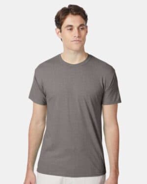 STONE GREY HEATHER Hanes 42TB perfect-t triblend t-shirt