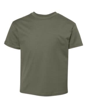 FATIGUE GREEN Hanes 498Y perfect-t youth t-shirt