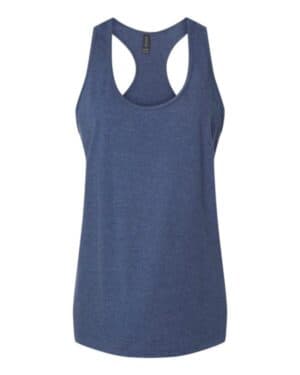 NAVY MIST 64220LCVC softstyle womens cvc racerback tank top
