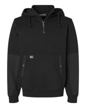 Dri duck 7349 mission quarter-zip hooded pullover
