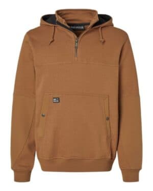 SADDLE Dri duck 7349 mission quarter-zip hooded pullover