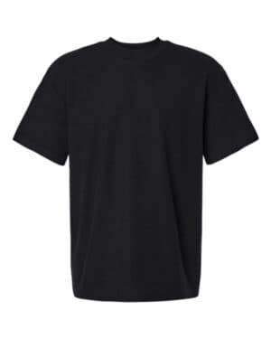 BLACK American apparel 1PQ pique mockneck tee