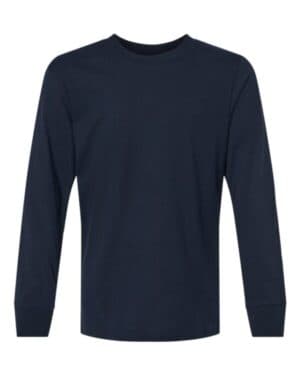 MIDNIGHT NAVY Next level 3311 youth cotton long sleeve t-shirt