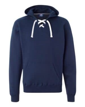 TRUE NAVY J america 8830 sport lace hooded sweatshirt