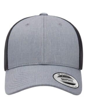HEATHER/ BLACK Yp classics 6601 elite cap