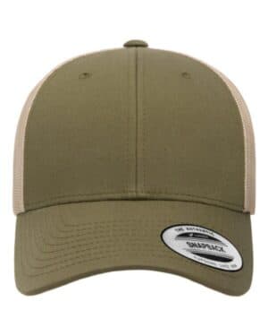 MOSS GREEN/ KHAKI Yp classics 6601 elite cap