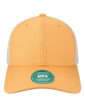 PEACH/ STONE Legacy MPS mid-pro snapback trucker cap