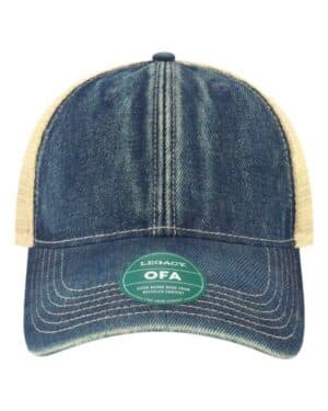 BLUE DENIM/ KHAKI Legacy OFA old favorite trucker cap