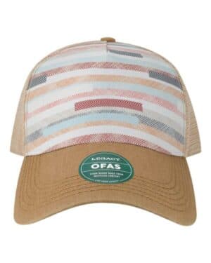 FABRIC STRIPES Legacy OFAFP old favorite five-panel trucker cap