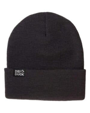 BLACK Dri duck 3523 coleman cuffed beanie
