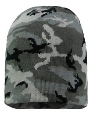 GREY CAMO Sportsman SP08 8 beanie