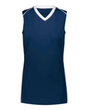 NAVY/ WHITE Augusta sportswear 1687 women's rover jersey