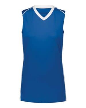 ROYAL/ WHITE Augusta sportswear 1687 women's rover jersey