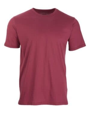 MAROON Boxercraft BM2103 basic crew t-shirt