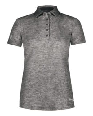 BLACK HEATHER Holloway 222772 women's electrify coolcore polo