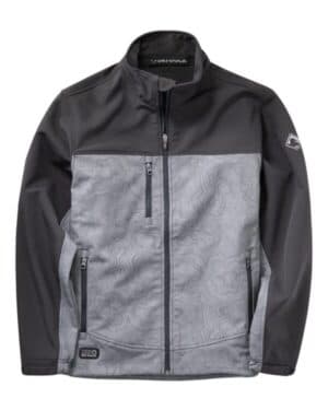 TOPO/ CHARCOAL Dri duck 5350T motion soft shell jacket tall sizes