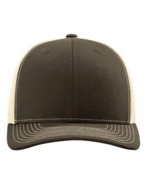 CHOCOLATE CHIP/ BIRCH Richardson 112 snapback trucker cap