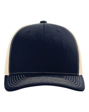 NAVY/ KHAKI Richardson 112 snapback trucker cap