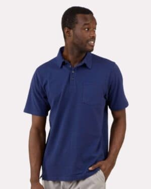 NAVY Boxercraft BM2301 pique polo