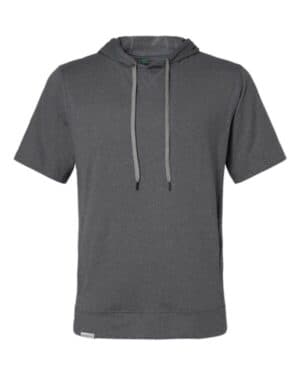 CARBON HEATHER 222505 eco revive ventura soft knit short sleeve hoodie