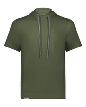 OLIVE 222505 eco revive ventura soft knit short sleeve hoodie