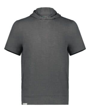 CARBON HEATHER 222605 eco revive youth ventura soft knit short sleeve hoodie
