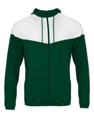 FOREST/ WHITE Badger 7722 spirit outer-core jacket