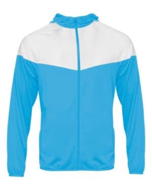 COLUMBIA BLUE/ WHITE Badger 2722 youth sprint outer-core jacket