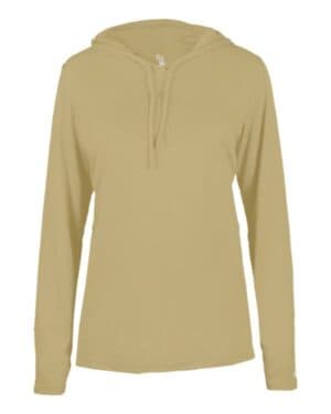 VEGAS GOLD Badger 4165 women's b-core long sleeve hooded t-shirt
