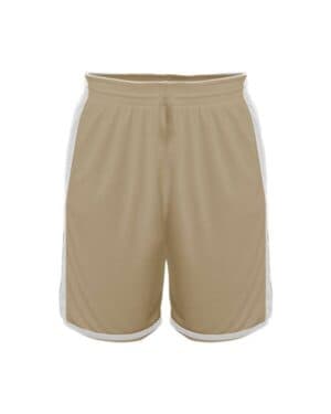 VEGAS GOLD/ WHITE Alleson athletic 590PSPY crossover youth reversible shorts