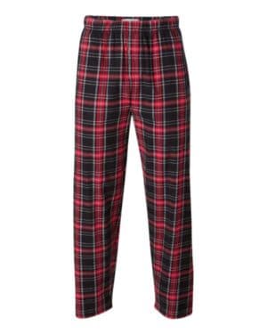 BLACK/ RED KINGSTON PLAID Boxercraft BM6624 harley flannel pants