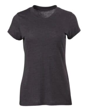 CHARCOAL HEATHER Boxercraft BW2101 women's tri-blend t-shirt