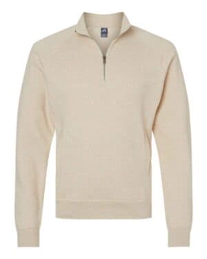 J america 8869 triblend quarter-zip sweatshirt