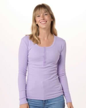 Boxercraft BW2402 women's harper long sleeve henley