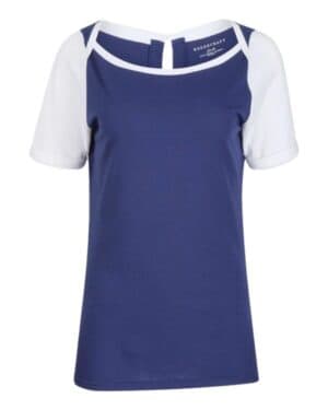 NAVY/ WHITE Boxercraft BW2404 women's carefree t-shirt