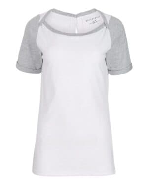 WHITE/ OXFORD Boxercraft BW2404 women's carefree t-shirt