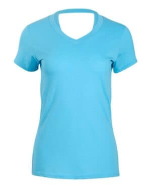 PACIFIC BLUE Boxercraft BW2405 women's bella crossback t-shirt