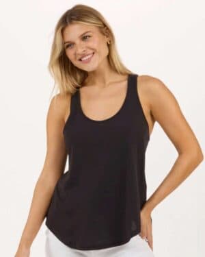 BLACK Boxercraft BW2505 women's twistback tank top