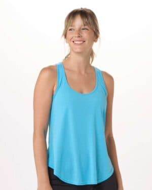 PACIFIC BLUE Boxercraft BW2505 women's twistback tank top