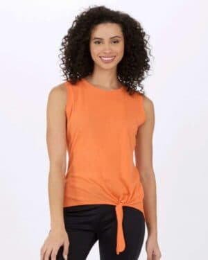 Boxercraft BW2507 women's knot front t-shirt