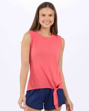 PARADISE Boxercraft BW2507 women's knot front t-shirt