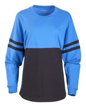 Boxercraft BW3514 women's pom pom long sleeve jersey t-shirt